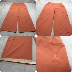 Jordan Chicago Pants Women Medium Peach Extra Baggy Cargo Heavyweight 31x30 RARE